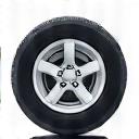 Flat car tire icon.