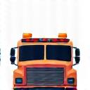Towing truck icon.